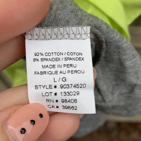 Theory, reversible racerback tank, size Large - Picture 4 of 5